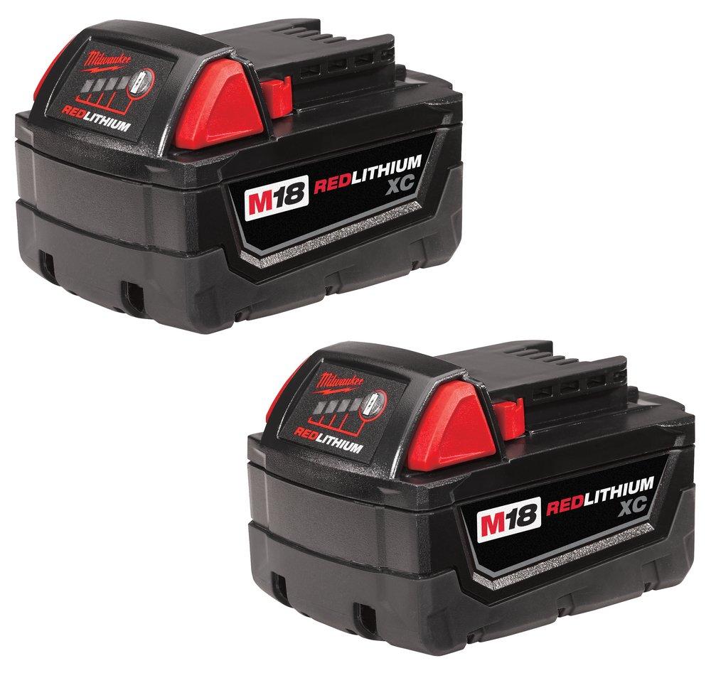 Milwaukee® Black REDLITHIUM™ Battery (Pack of 2) 