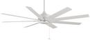 Fanimation Matte White 63 in. 65W 8-Blade Ceiling Fan 