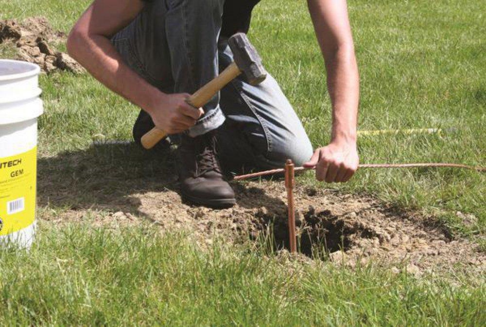 nVent ERICO Copper Grounded Rod 