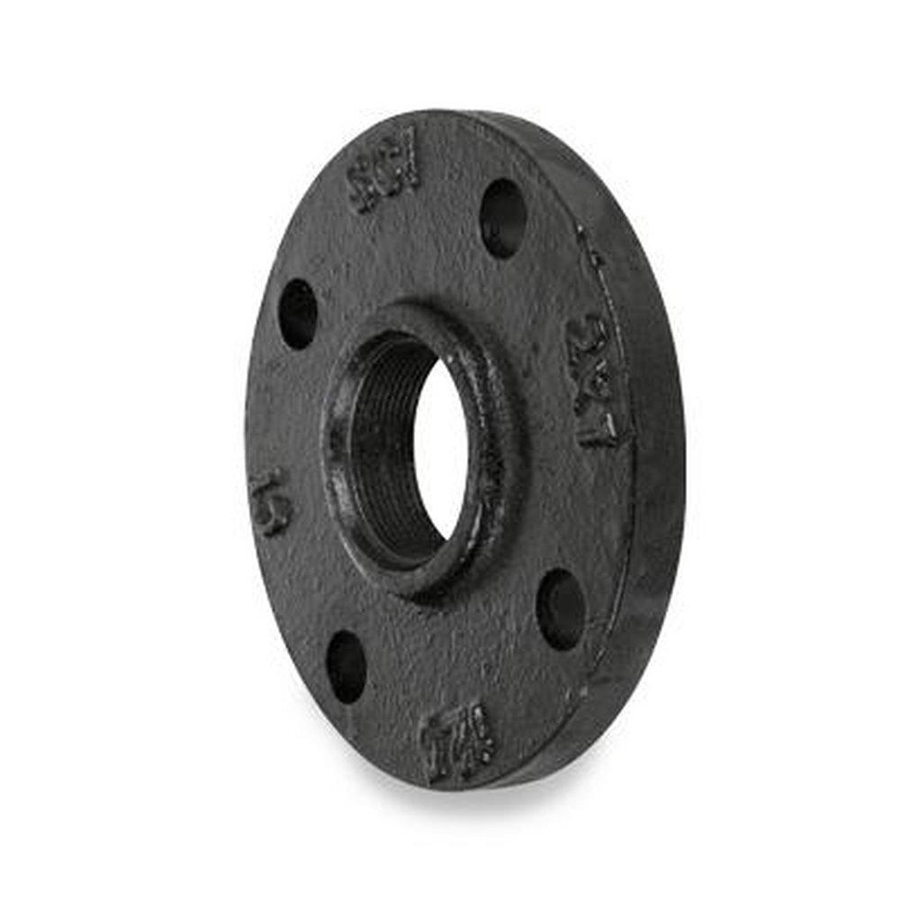 Black Cast Iron 125# Threaded Companion Flange 