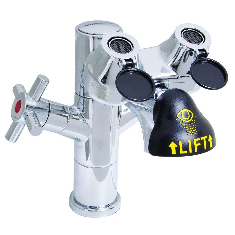 Speakman Polished Chrome Single Post Combination Integrated Faucet 