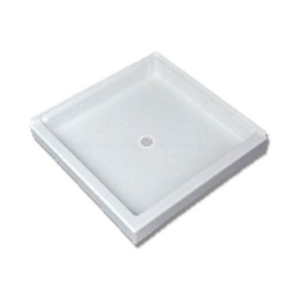 Florestone White 60 in. Rectangle Shower Base 