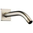 Brizo Brilliance&reg; Brushed Nickel 1/2 in. NPT Solid Brass Shower Arm and Flange 