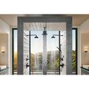 Brizo Matte Black 1/2 x 10 in. NPT Solid Brass Shower Arm and Flange 