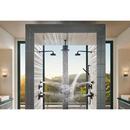 Brizo Matte Black 1/2 x 10 in. NPT Solid Brass Shower Arm and Flange 