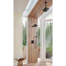 Brizo Matte Black 1/2 x 10 in. NPT Solid Brass Shower Arm and Flange 