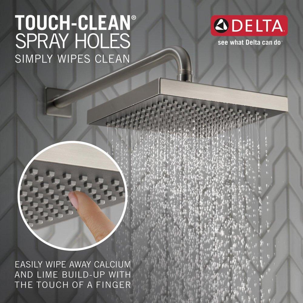 Delta Faucet Stainless Single Function Soft Rain Showerhead 
