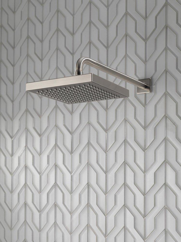 Delta Faucet Stainless Single Function Soft Rain Showerhead 