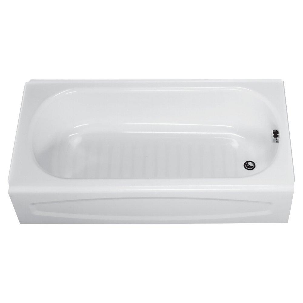 American Standard White 60 x 30 in. Soaker Alcove Bathtub Right Drain 