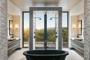 Brizo Matte Black Square Open Towel Ring 