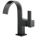 Brizo Matte Black Single Handle Monoblock Bathroom Sink Faucet 