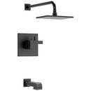 Brizo Matte Black Two Handle Single Function Bathtub & Shower Faucet (Trim Only) 