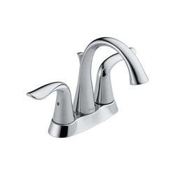 Two Handle Centerset Bathroom Sink Faucet in Chrome