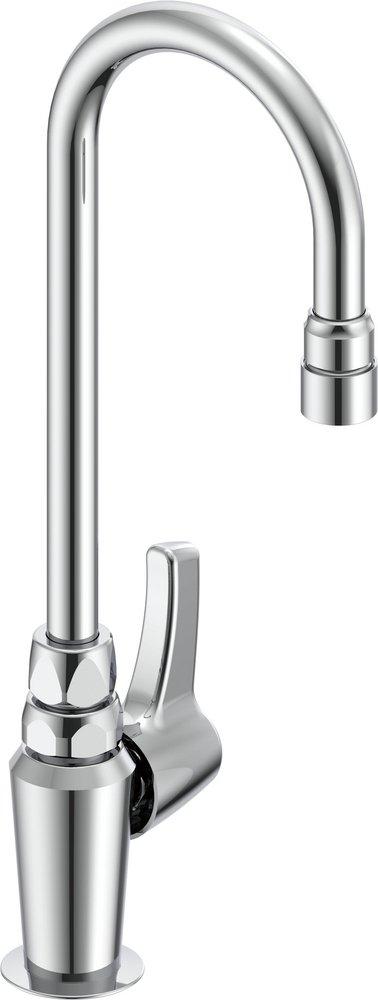 Delta Faucet Chrome 1-Hole Commercial Bar or Prep Faucet with Single Lever Handle 