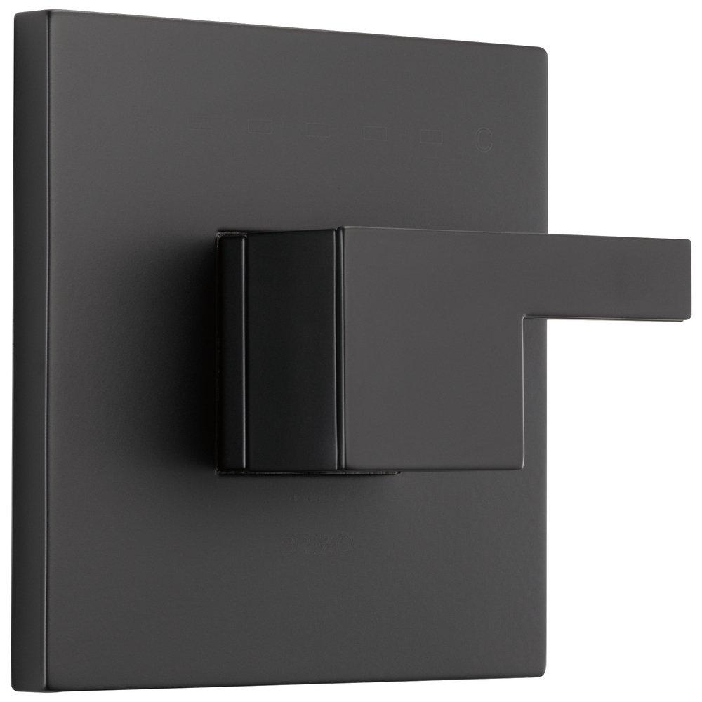 Brizo Matte Black High Flow Temperature Control Trim 