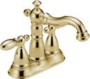 Two Handle Centerset Bathroom Sink Faucet in Brilliance Polished Brass