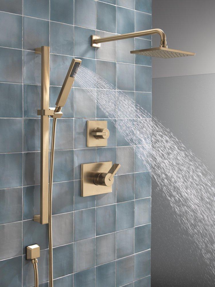 Delta Faucet Champagne Bronze 1/2 in. FNPT x MNPSM Solid Brass Elbow 