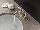 Delta Faucet Brilliance&reg; Stainless Two Handle Centerset Bathroom Sink Faucet 