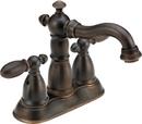 Delta Faucet Venetian Bronze Two Handle Centerset Bathroom Sink Faucet 
