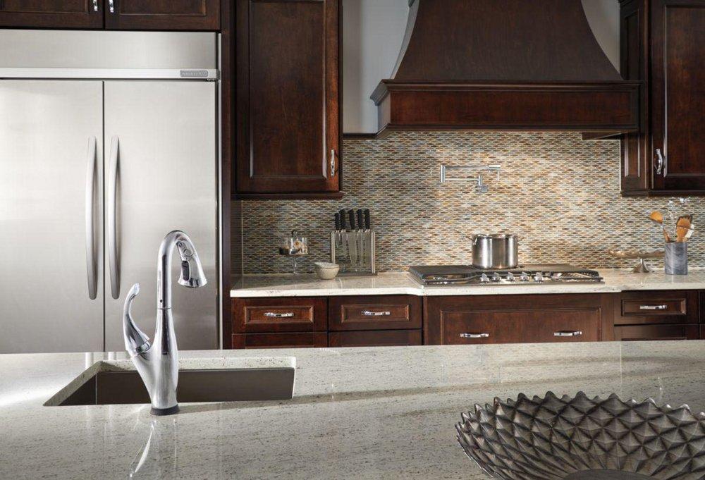 Delta Faucet Arctic Stainless Single Handle Lever Handle Bar Faucet 