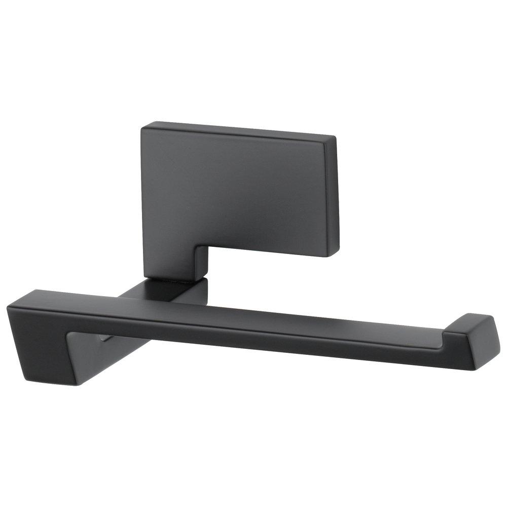 Brizo Matte Black Wall Mount Toilet Tissue Holder 