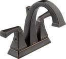 Delta Faucet Venetian Bronze Two Handle Centerset Bathroom Sink Faucet with Pop-Up Drain Assembly 