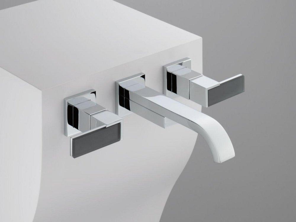 Brizo Chrome Two Handle Vessel Filler Bathroom Sink Faucet Handles Sold Separately 