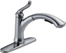 Delta Faucet Arctic Stainless Single Handle Pull Out Kitchen Faucet 