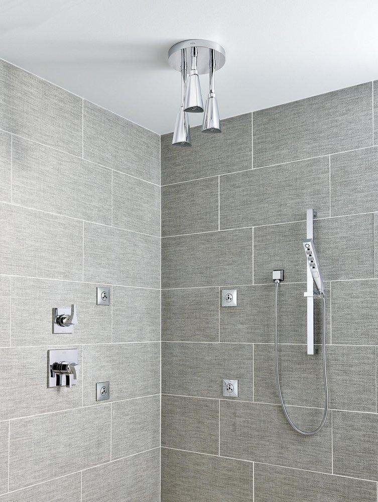 Delta Faucet Polished Chrome 1/2 in. FNPT x MNPSM Solid Brass Elbow 