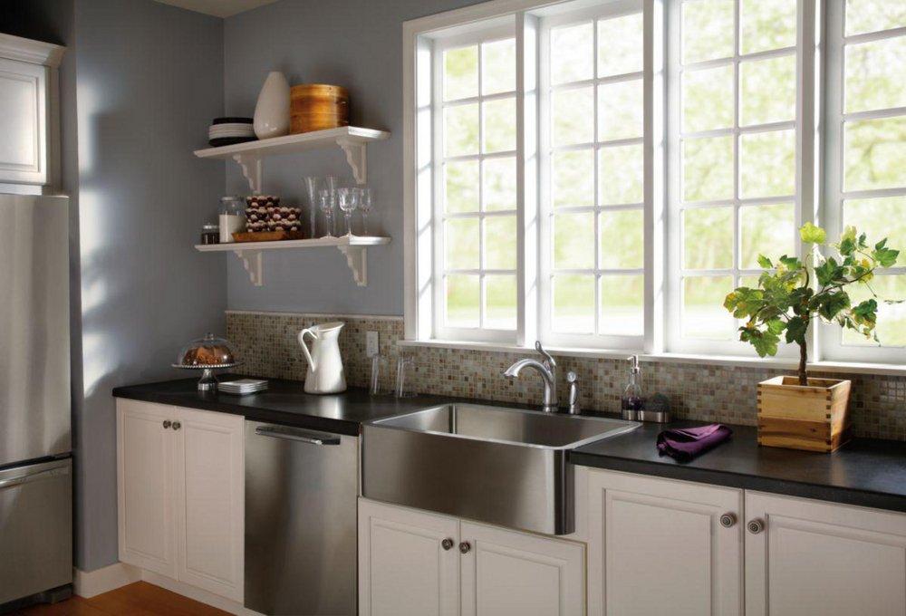 Delta Faucet Arctic Stainless Single Handle Kitchen Faucet 