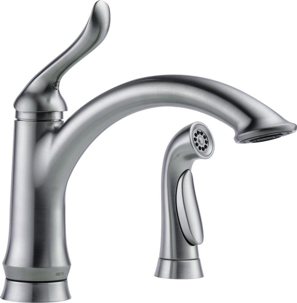 Delta Faucet Arctic Stainless Single Handle Kitchen Faucet 