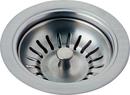3-1/8 in. Brass Basket Strainer in Arctic Stainless