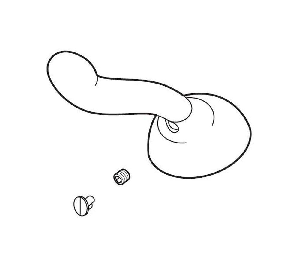 Delta Faucet Arctic Stainless Metal Handle Kit 