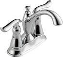 Delta Faucet Chrome Two Handle Centerset Bathroom Sink Faucet with Pop-Up Drain Assembly 