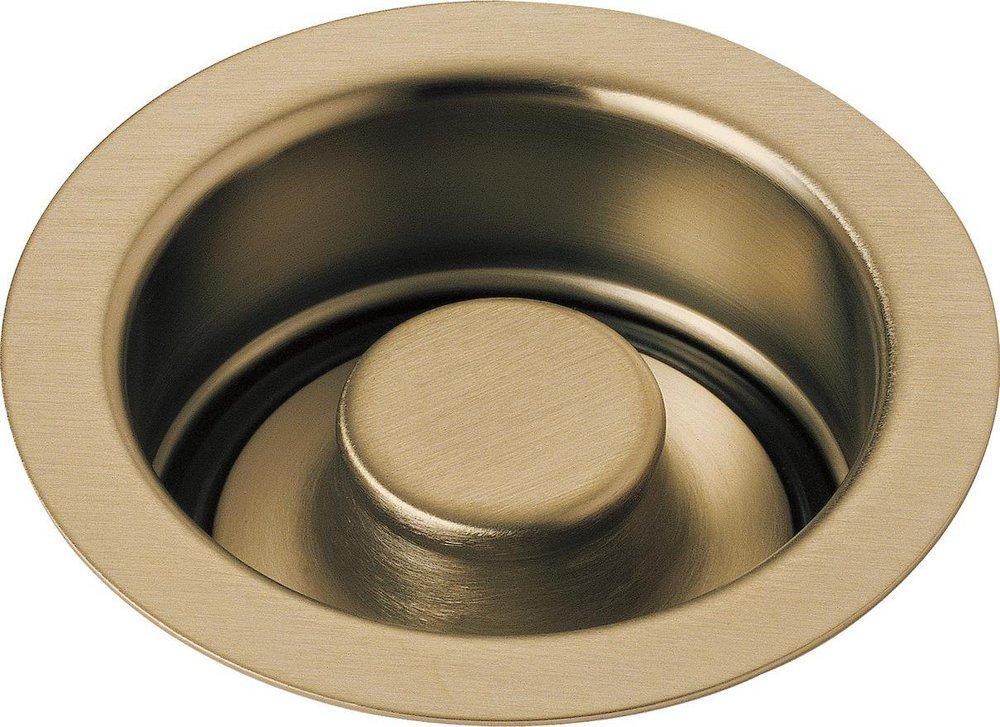 Delta Faucet Brilliance® Champagne Bronze 1-11/16 x 4-1/2 in. Brass Disposer Flange and Stopper 