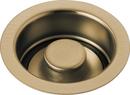 1-11/16 x 4-1/2 in. Brass Disposer Flange and Stopper in Brilliance® Champagne Bronze