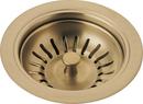Delta Faucet Brilliance® Champagne Bronze 3-1/8 in. Brass Basket Strainer 