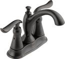 Delta Faucet Venetian Bronze Two Handle Centerset Bathroom Sink Faucet 