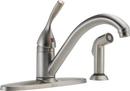 Delta Faucet Brilliance&reg; Stainless Single Handle Kitchen Faucet 