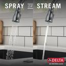 Delta Faucet Arctic Stainless Single Handle Pull Down Kitchen Faucet 