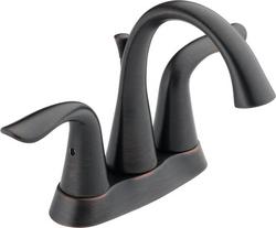 Two Handle Centerset Bathroom Sink Faucet in Venetian Bronze