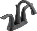 Delta Faucet Venetian Bronze Two Handle Centerset Bathroom Sink Faucet with Pop-Up Drain Assembly 
