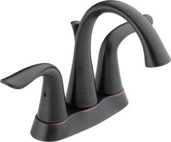 Two Handle Centerset Bathroom Sink Faucet in Venetian Bronze