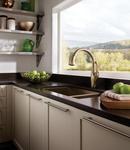 Delta Faucet Brilliance&reg; Champagne Bronze Single Handle Pull Down Touch Activated Kitchen Faucet 