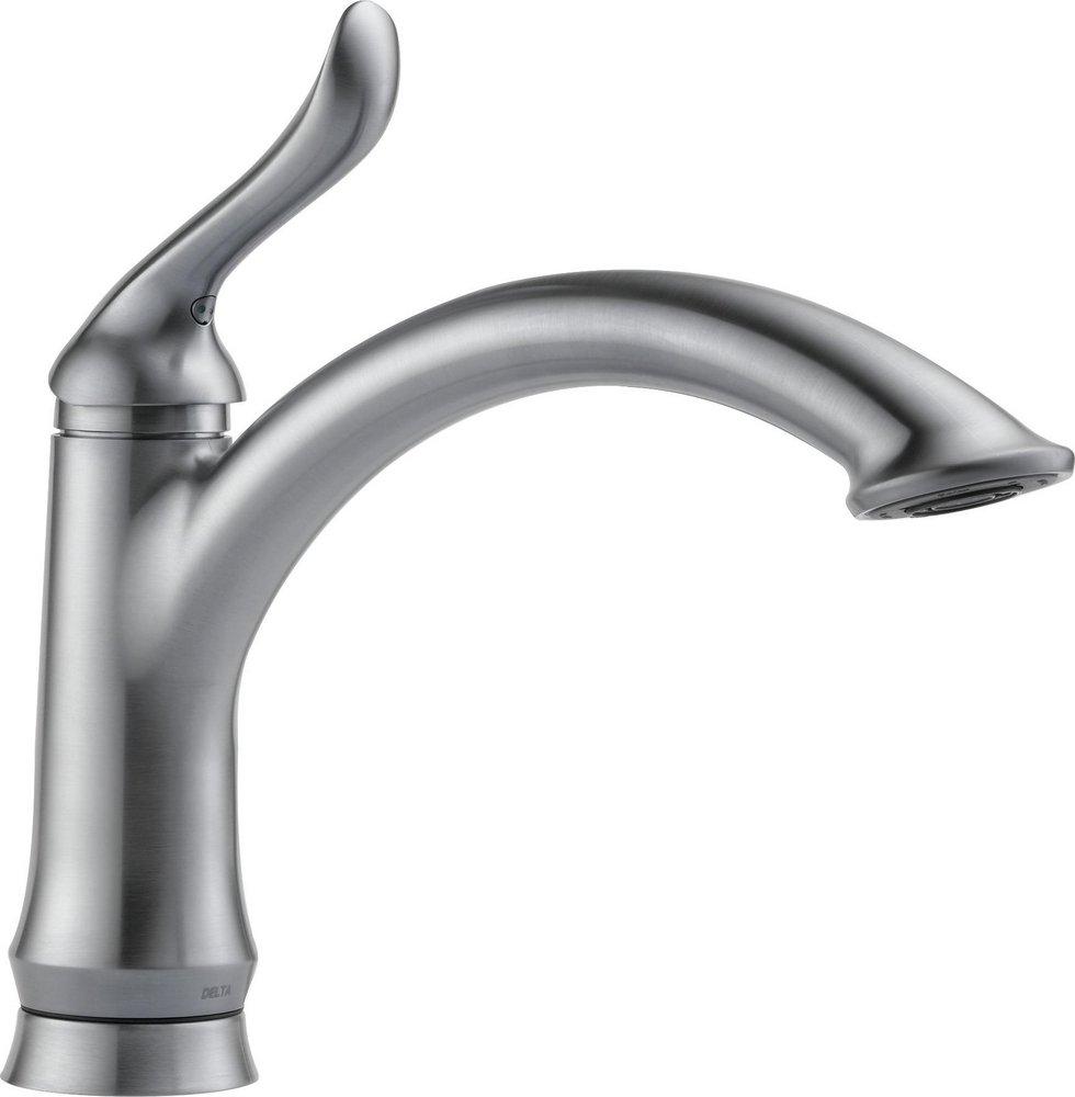 Delta Faucet Arctic Stainless Single Handle Kitchen Faucet 