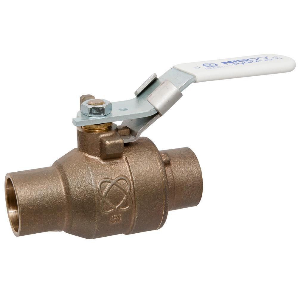 NIBCO Silicon Bronze Full Port Solder 600# Ball Valve 