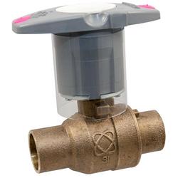 1/2 in. Silicon Bronze Full Port Solder 600# Ball Valve