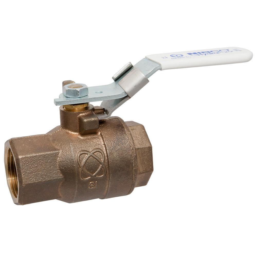 NIBCO Silicon Bronze Full Port Threaded 600# Ball Valve 