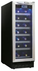 Danby Stainless Steel 12-1/8 in. 2.5 cf 27-Bottle Refrigerator 