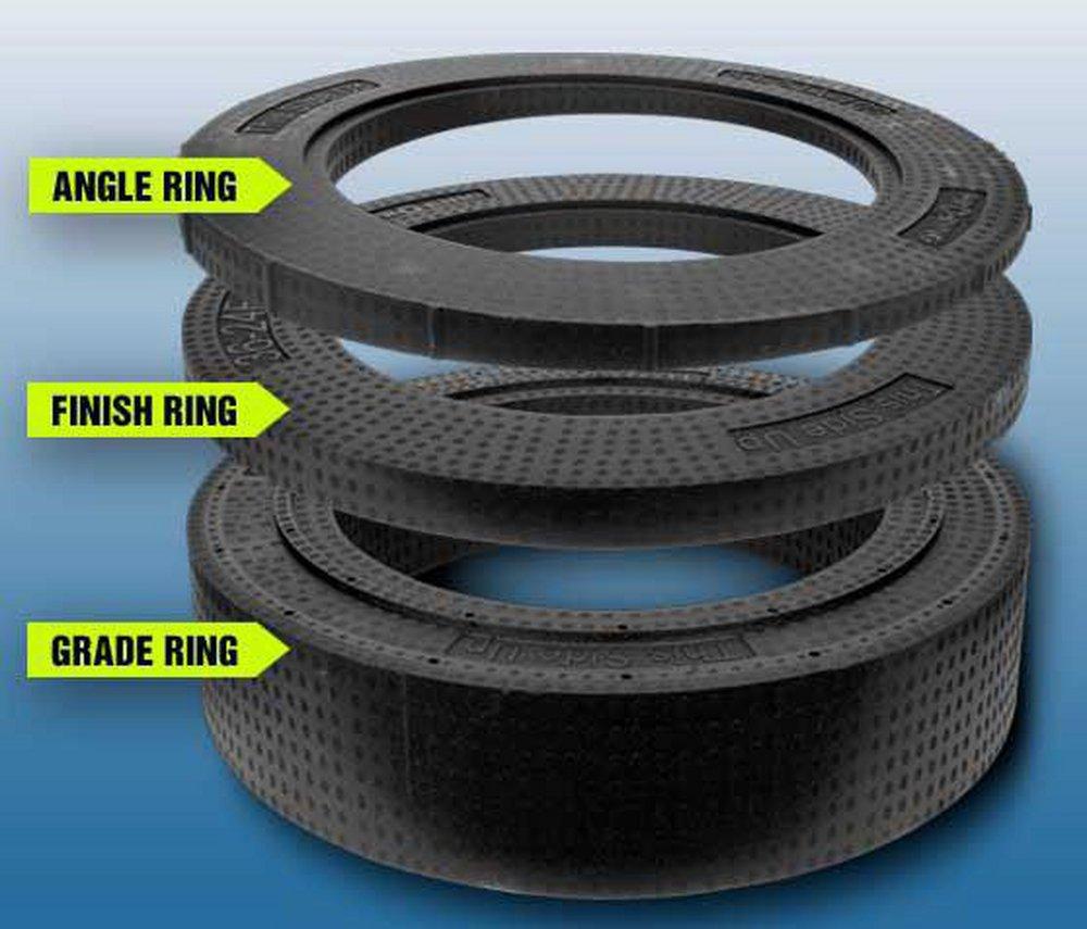 Cretex Black Manhole Frame 